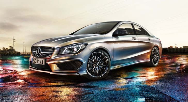 Mercedes CLA compact saloon photo gallery